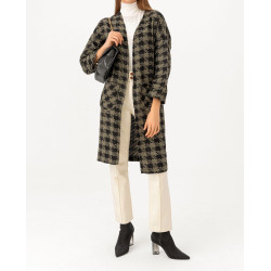 Veste longue (Gilet pour Femme) - Couleur noir et kaki