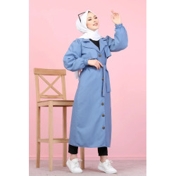 Trench-Coat Long pour femme (Boutique en ligne de Mode islamique Automne Hiver) -...