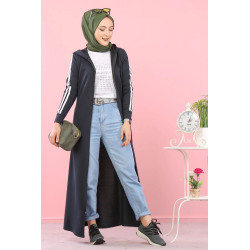 Abaya sports dress zipped opening on the front (Sportswear Hijab and Muslim Fashion) -...