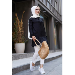 Black flying tunic (Veiled Woman Clothed) - Black Color