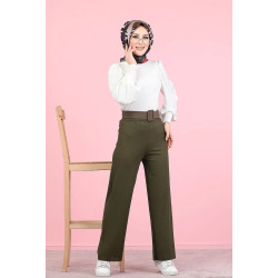 Pantalon femme (Vetement Mode Musulmane) - Couleur kaki