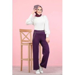 Pantalon femme (Boutique Vetement pour femme voilée) - Couleur violet
