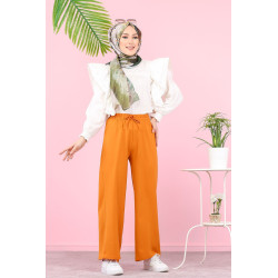 Pantalon femme (Vetement femme voilée) - Couleur orange