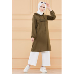 Tunique style décontracté avec strass et capuche (Vêtements modernes pour jeunes...