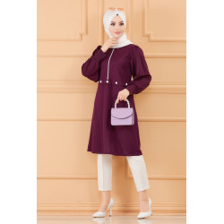 Tunique casual pour femme (Boutique Prêt-à-porter Vêtements Hijab pour Musulmanes) -...