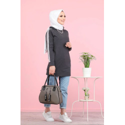 Tunique décontractée Sweat à capuche pour femme (Sweat-shirt moderne & Modest Fashion)...