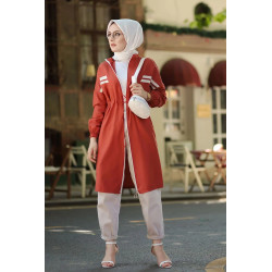 Veste moderne style décontracté avec fermeture zip (Vetement femme voilée) - Couleur...