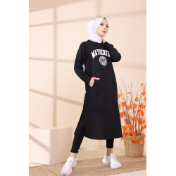 Robe - Tunique longue décontractée pour femme (Tenue hijab moderne et sport) - Couleur...