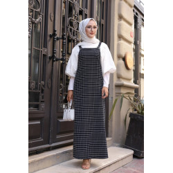 Combination with tiles (Modern hijab) - Color blue night