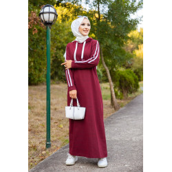 Robe avec capuche style moderne et sport (Vêtement adapté pour Hijab - Nouveauté) -...