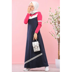 Robe sweat-shirt longue pour femme musulmane (Grandes Tailles disponibles) - Couleur...