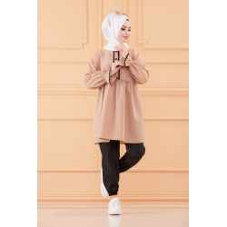 Ensemble femme (Tone ample and trousers) - Clothing for Hijab collection 2022-Black and...