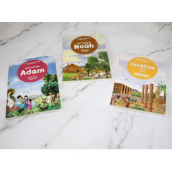 Pack 3 livres aux pages cartonnées pour les petits enfants musulmans : Les prophètes...