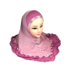 Hijab orné de strass et diamants - Plusieurs couleurs disponibles