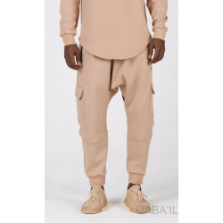 Sarouel Jogging Qaba'il: Sniper Stub-Color Beige