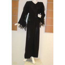 Black abaya for parties (Size S)