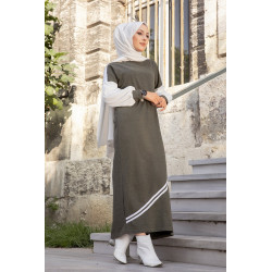 Robe longue style moderne et décontracté (Boutique de vêtement pour femme voilée) -...