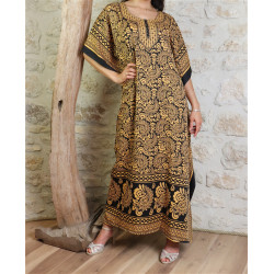 Robe style oriental pour la maison et l'été (Robes extra-large et grande taille pour...