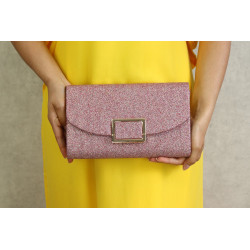 Sac à main femme pour soirée, mariage et fête - Couleur Vieux rose