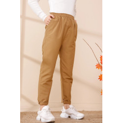 Pantalon femme - Couleur beige
