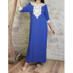 Woman embroidered Algerian dress-Several colors available