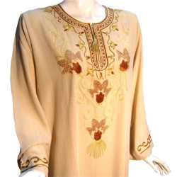 Leyla beige dress (Size L)