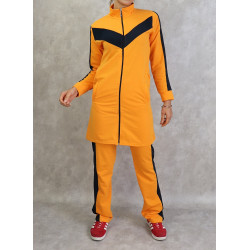 Two-tone two-piece women's tracksuit (Several colors available)