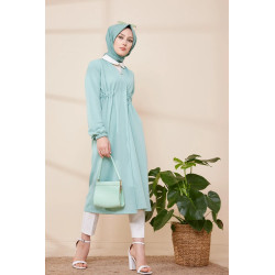 Cardigan à lacets (Boutique Musulmane Hijab en Ligne France) - Couleur menthe