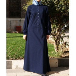 Dress - Pintucked Cotton Dress [wD0401]