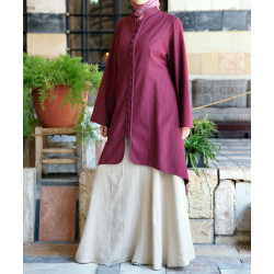 Cotton and silk tunic - Silk and Cotton Badia Tunic [wB1515]