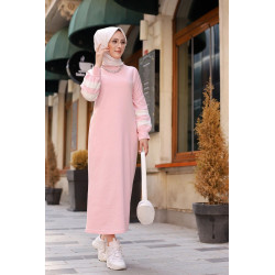 Robe longue look décontracté pour femme musulmane (Vetement hijeb pas cher) - Couleur...