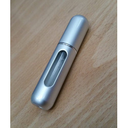 Fragrance Mini-atomizer for Travel-Empty Aluminium Vaporizer-Silver