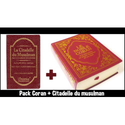 Pack Le Noble Coran Billingue + Citadelle du musulman (français-arabe-phonétique)
