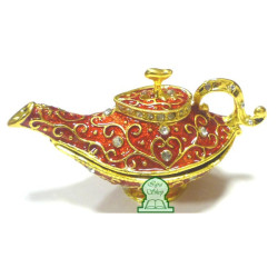 Lampe merveilleuse d'Aladin avec boite cadeau