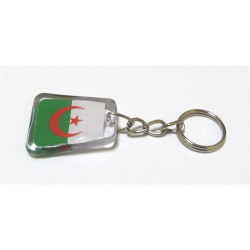 Porte clé sous forme de drapeau algérien (Algérie)