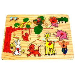 Mon premier puzzle en bois : Les animaux