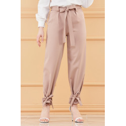 Pantalon femme - Couleur vison
