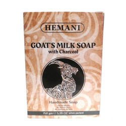 Savon au lait de chèvre aux extracts de Coal 150 g net-Goat's milk soap with Charcoal