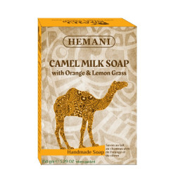 Orange and lemon milk Savon 150 g net-Camel Milk Soap with Orange and Lemon Grass