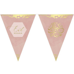 Eid Mubarak flag-Color old pink-5 meters (flag)