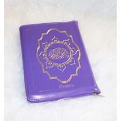 Le Saint Coran en langue arabe avec fermeture Zip - Grand format (14 x 20 cm) - Couleur...