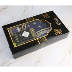 Coffret Cadeau Musulman pour le pèlerin (Pack Hadj et 'Omra) - Boite noire dorée - Hajj...