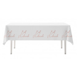 Nappe spéciale pour le repas de l'Aïd avec inscriptions "Eid Mubarak" (120 x 180 cm) -...