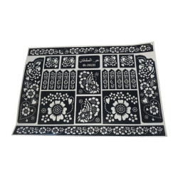 Large sheet of tattoo designs (for henna)