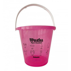 Seau de Woudou' (ablution/wudu) pour enfant et adulte - Couleur rose
