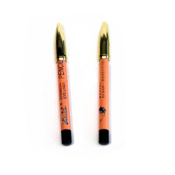 Set of two khol black eyeliner pencils for the eyes