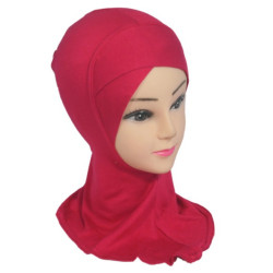 Hijab cagoule croisé une pièce (plusieurs couleurs disponibles)