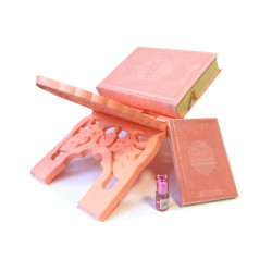 Pack cadeau rose pour femmes : Le Saint Coran & La Citadelle du musulman...