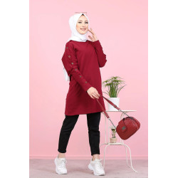 Tunique décontractée Style Sweat-shirt (Mode islamique et Hijab pour femme) - Couleur...
