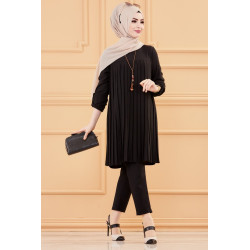 Wired style dressed for women (Elegant for hijab-What's new in 2022) - Black color
